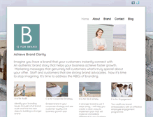 Tablet Screenshot of bisforbrand.com